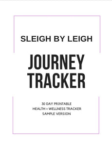 Sleigh By Leigh Journey Tracker (Sample)